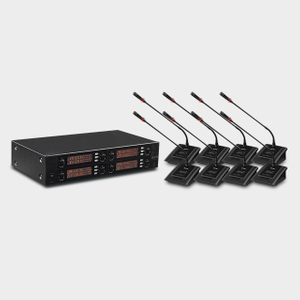 8CH UHF Wireless Conference Microphone System
